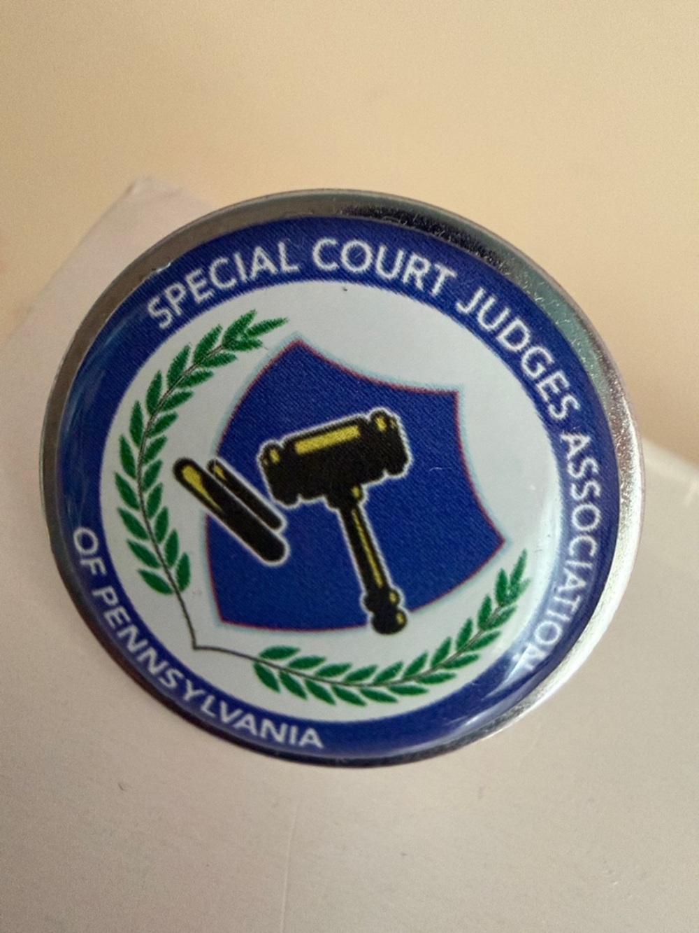 Special Court Judges Association of Pennsylvania Lapel Pin jewelry brooch lawyer